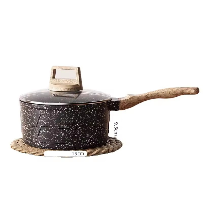 Горшок для прикорма, детская кастрюля для жарки, кипячения, интегрированная кастрюля с антипригарным покрытием, кастрюля для домашнего супа, лапши быстрого приготовления