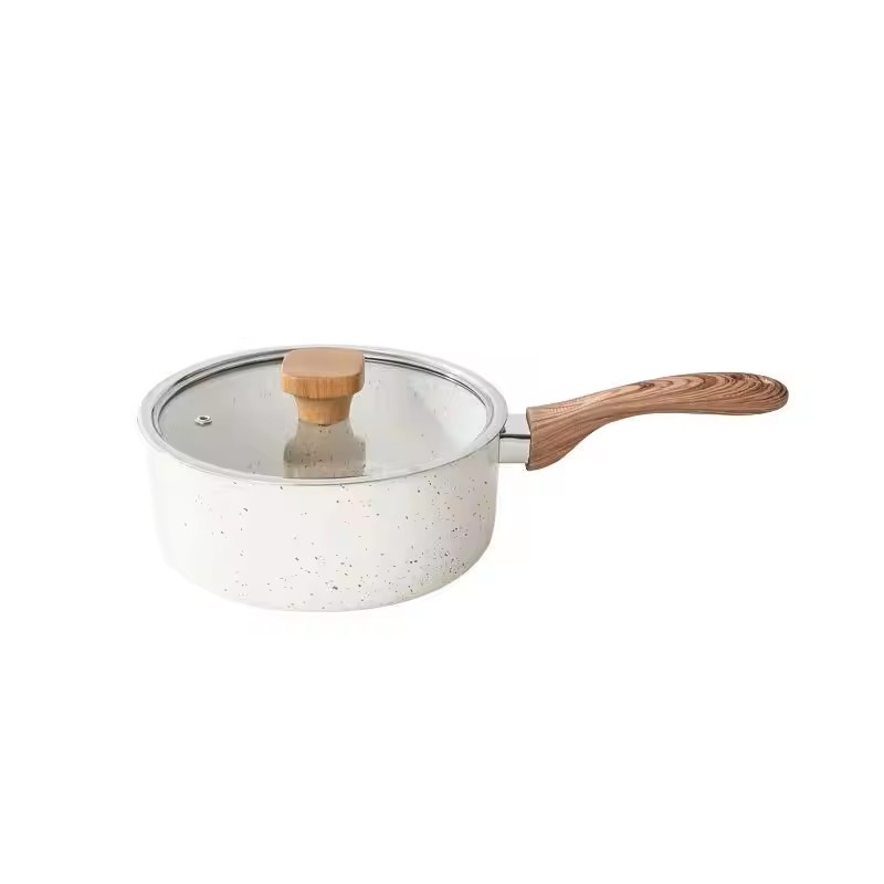 Трансграничная кастрюля для жарки в японском стиле, домашняя кастрюля для риса с антипригарным покрытием, плоская кастрюля для молока двойного назначения, кастрюля для лапши быстрого приготовления