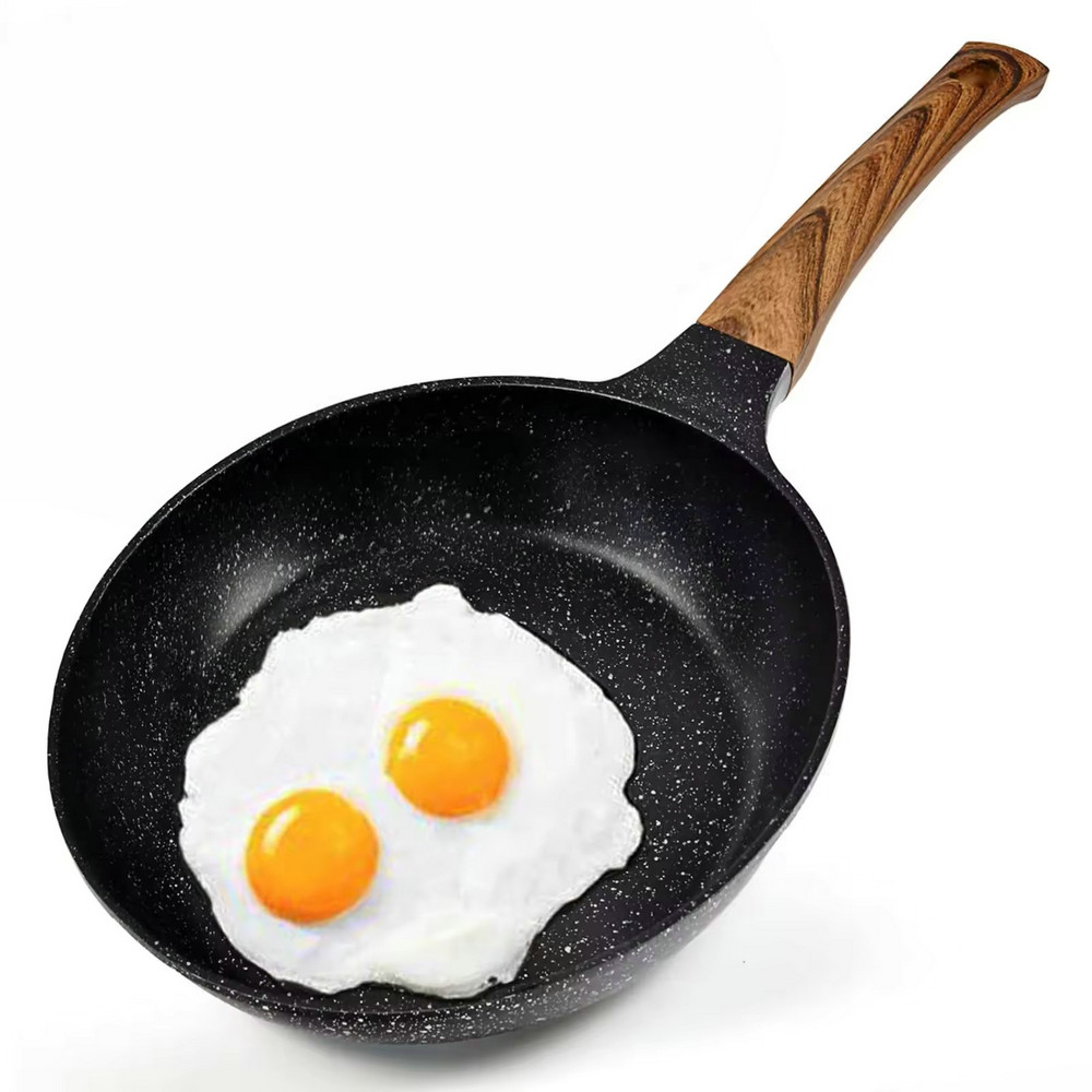 Индукционная сковорода из алюминиевого сплава с антипригарным логотипом по индивидуальному заказу, сковорода для яиц, сковороды для омлета